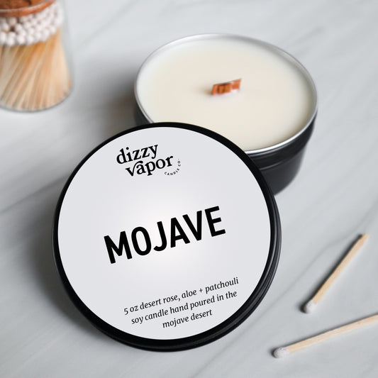 Mojave Travel Tin | Earthy Hand Poured Soy Candle