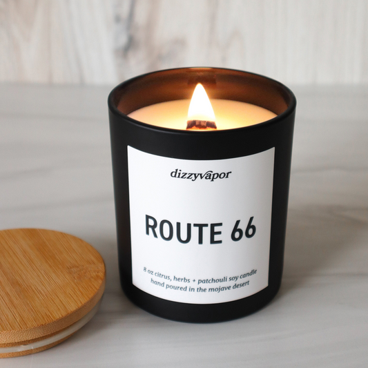 Route 66 |  Citrus, Pepper & Patchouli Hand Poured Soy Candle