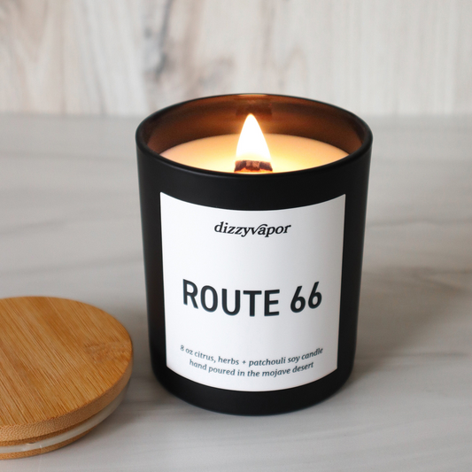 Route 66 |  Citrus, Pepper & Patchouli Hand Poured Soy Candle