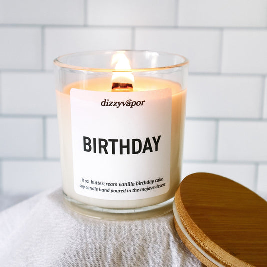 Birthday | Buttercream Vanilla Birthday Cake | Hand Poured Soy Candle