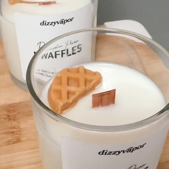 Video of pouring a candle