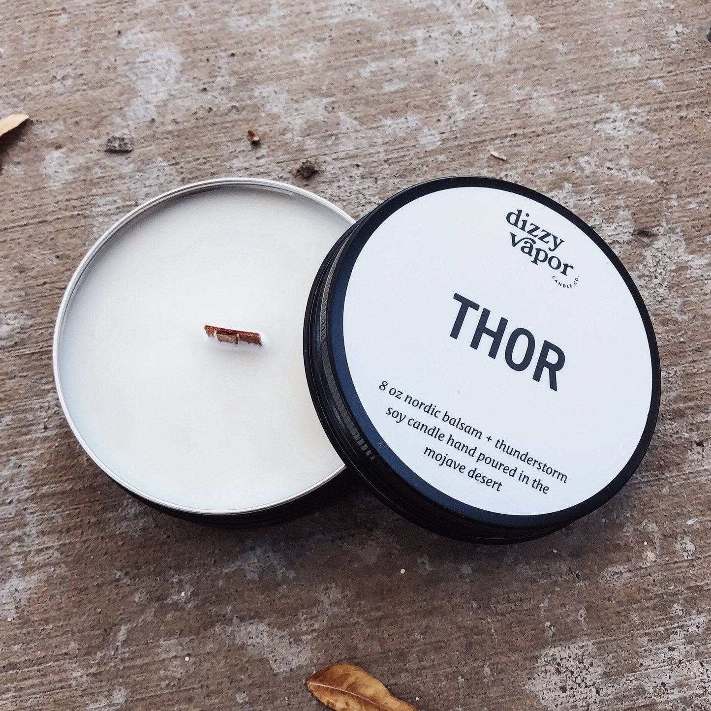 Thor Travel Tin | Nordic Balsam & Thunderstorm Soy Candle