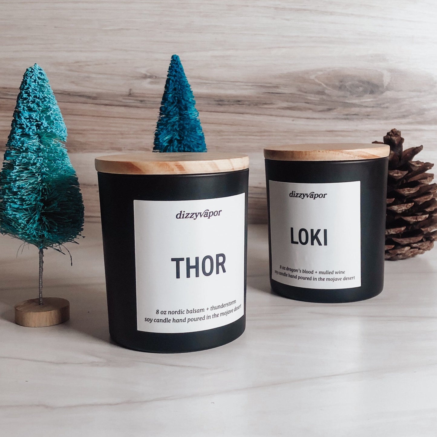 Thor | Nordic Balsam & Thunderstorm Hand Poured Soy Candle