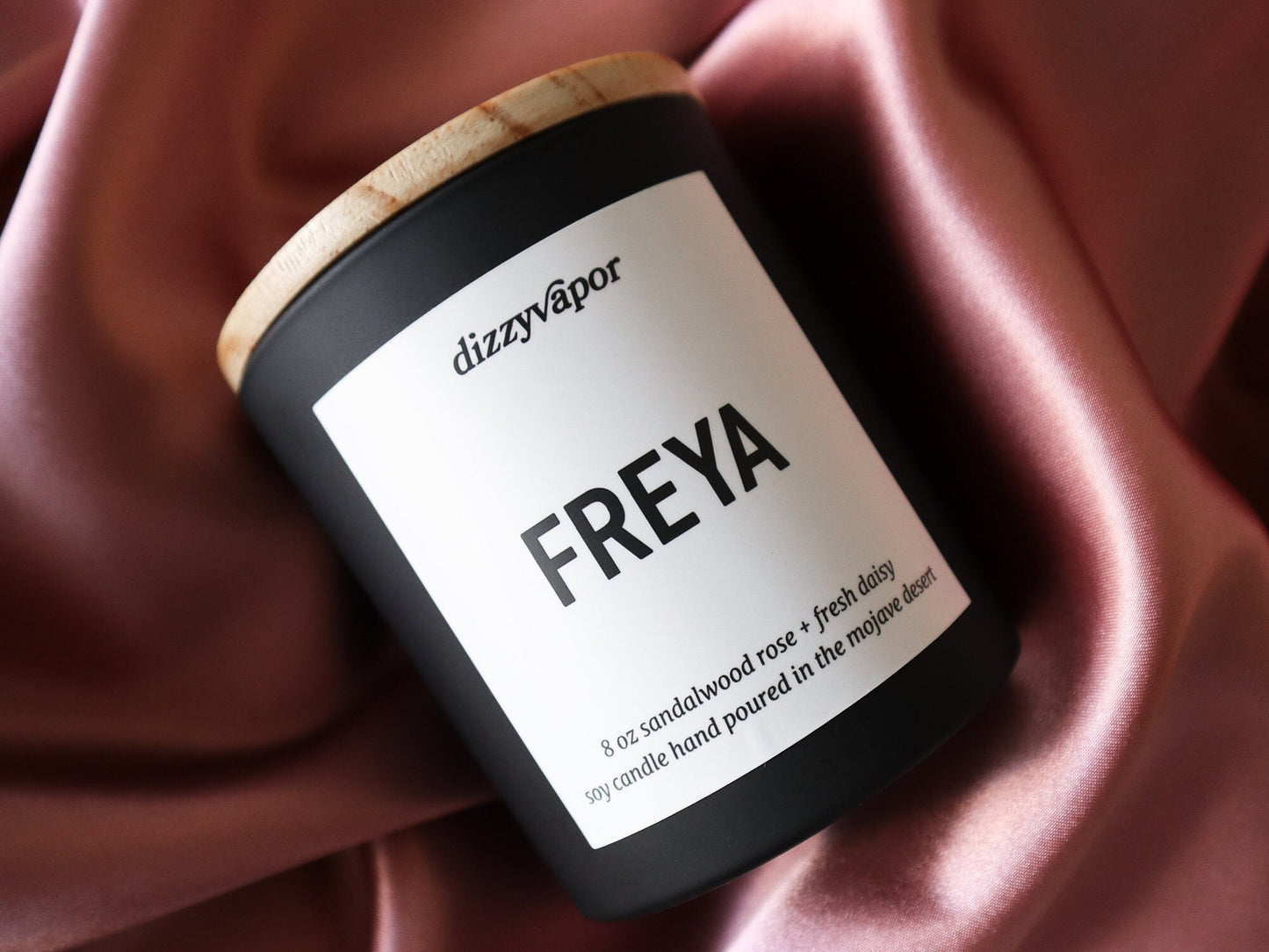 Freya | Sandalwood Rose & Fresh Daisy Hand Poured Soy Candle