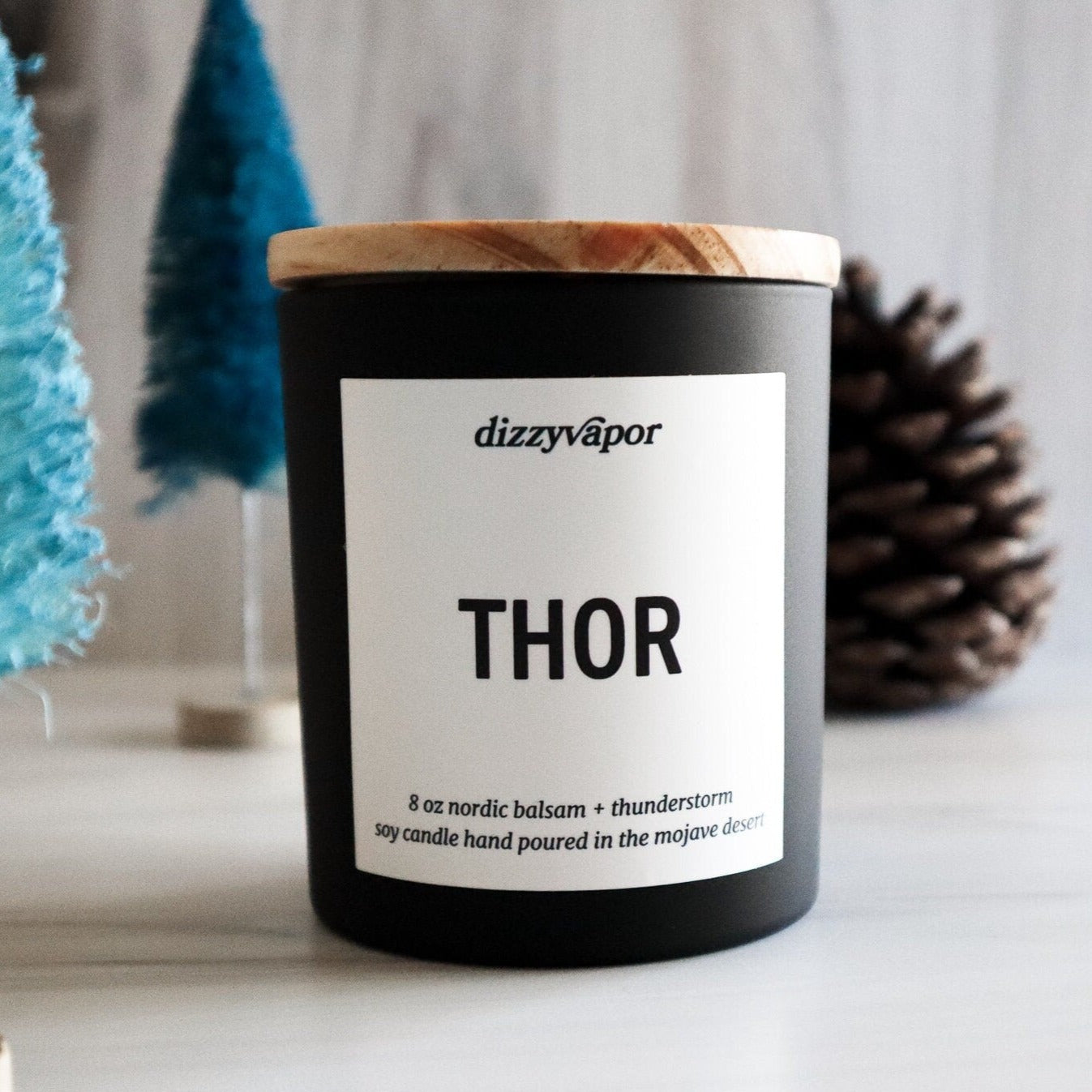 Thor | Nordic Balsam & Thunderstorm Hand Poured Soy Candle