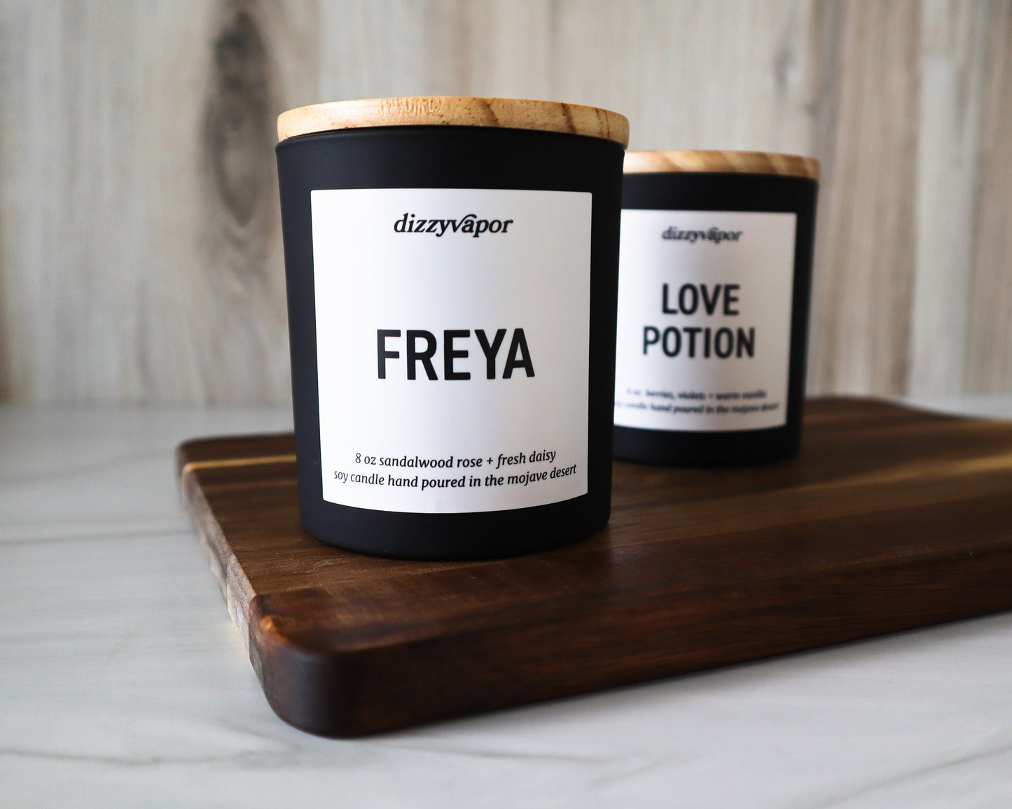 Freya | Sandalwood Rose & Fresh Daisy Hand Poured Soy Candle