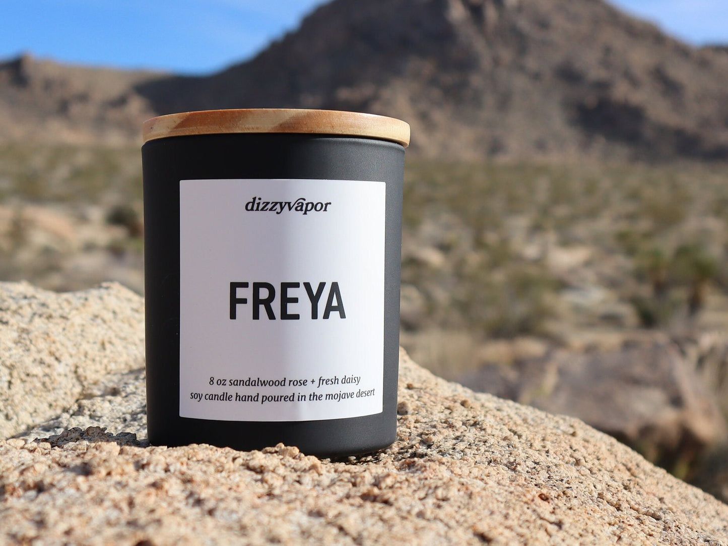 Freya | Sandalwood Rose & Fresh Daisy Hand Poured Soy Candle