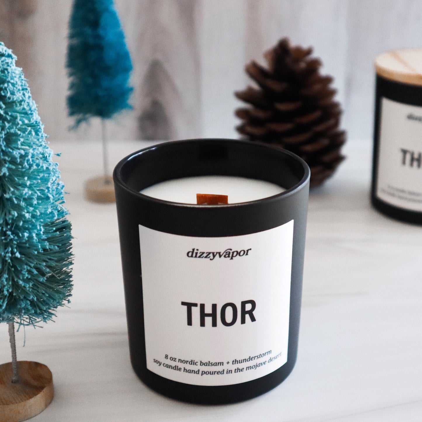 Thor | Nordic Balsam & Thunderstorm Hand Poured Soy Candle