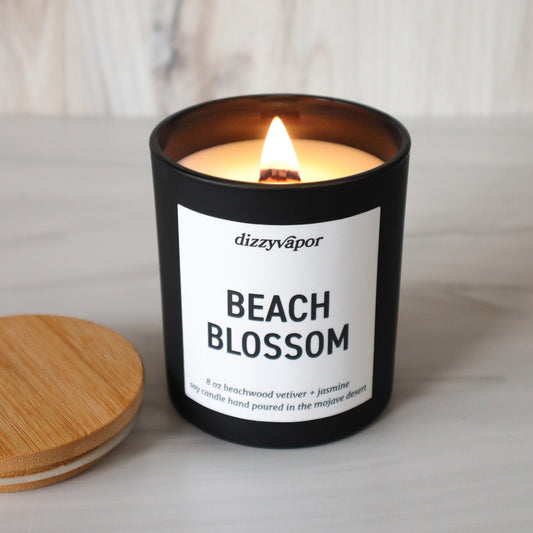 Beach Blossom | Beachwood Vetiver & Jasmine Hand Poured Soy Candle