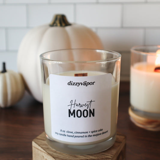 Harvest Moon | Clove, Cinnamon + Buttercream Spice Cake | Hand Poured Soy Candle