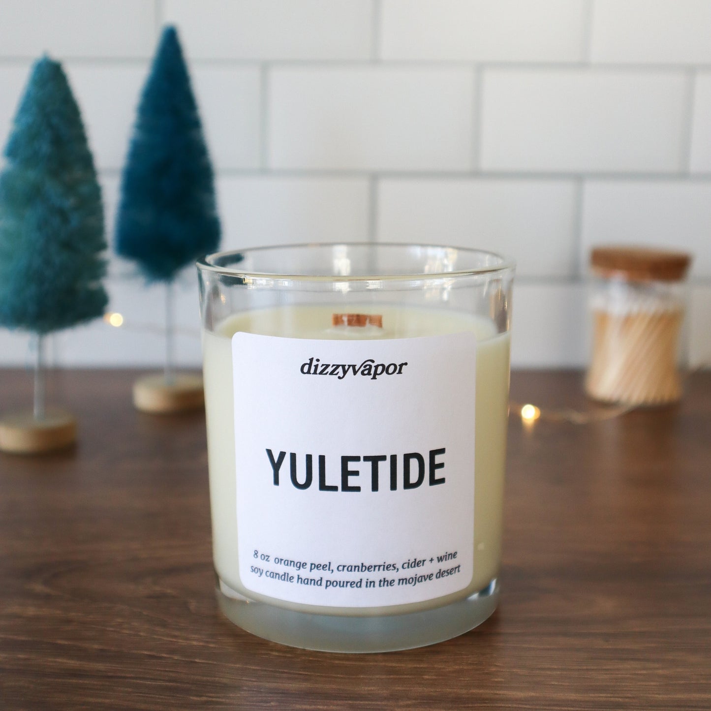 Yuletide | Orange Peel, Cranberries, Apple Cider + Wassail | Hand Poured Soy Candle