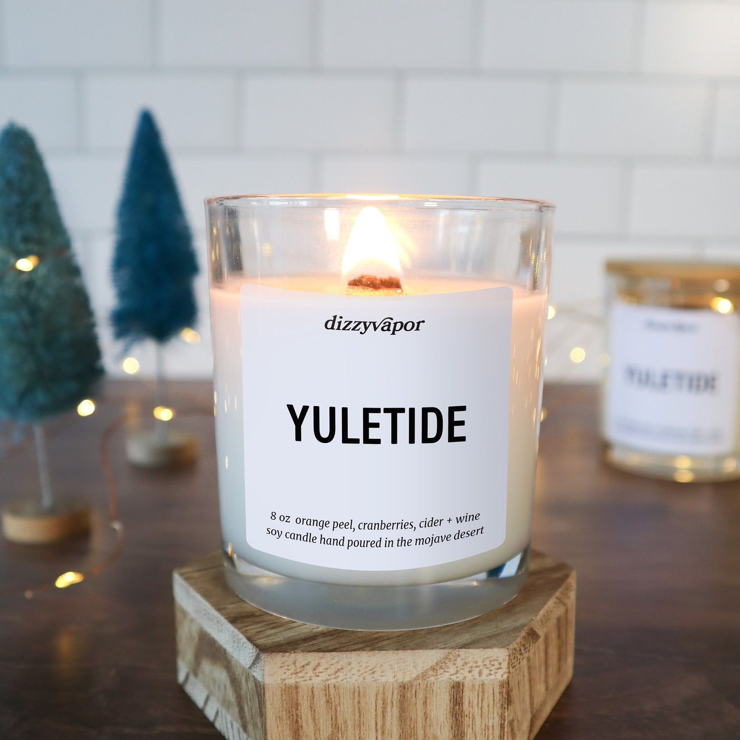 Yuletide | Orange Peel, Cranberries, Apple Cider + Wassail | Hand Poured Soy Candle